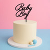 Baby Boy cake topper - laset-cut in Melbourne, Australia.