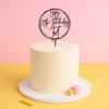 Circle Script Birthday Topper
