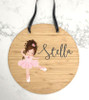 Ballet themed girls bedroom wall hanging