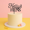 Personalised Hens Night Cake Topper