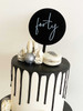 Mini Forty 40 Cake Topper