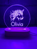 Personalised Unicorn Nursery Light, Engraved kids night light. Made in Australia. Ideal birthday or Christmas Gift.