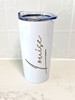 Personalised Signature Font Tumbler travel Mug