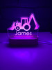 Construction Themed LED Night Light - Kid Bedroom Night Lights