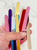Mixed colours of popsicle sticks