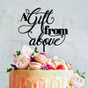 A Gift From Above Baby Shower Cake decoration.  Made in Australia. Buy online with AfterPay, Paypal or card