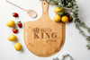 King of Pizza - Pizza Serving Board.  Engraved in Australia.