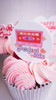 Valentines Day Retro Cupcake Toppers -  Mixed Set x 12