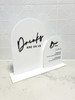 Laser Cut Double Arch Sign - Stylish Event Signage