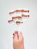Shark Beauty - Customised Business Logo Swizzle Sticks - Corporate Event Essentials