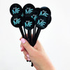 My MF Corporate logo drink stirrers