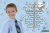 Boys Blue Dove First Holy Communion Invitations
