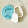 Mason Jar cookie stamp and cutter set