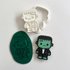 Frankenstein cookie stamp and cutter set
