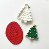 Christmas Tree cookie stamp and cutter set