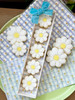 Debossed daisy cookie stamp in two sizes