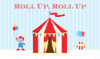 Vintage Circus Themed Birthday party banners.