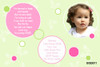 Green & Hot Pink Birthday Party Invitations