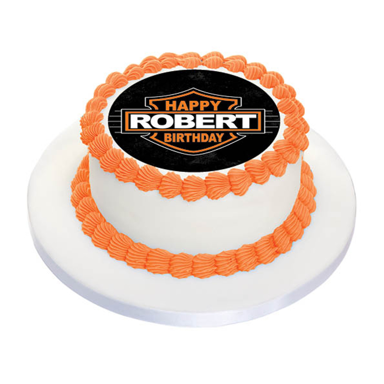 Birthday Cake Edible Image - Harley Davidson