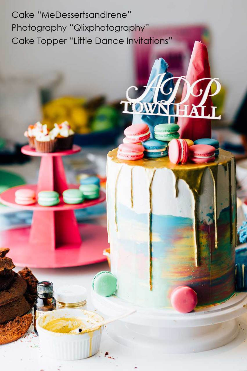 Acrylic Cake Topper - Your Custom Logo on a Cake Topper