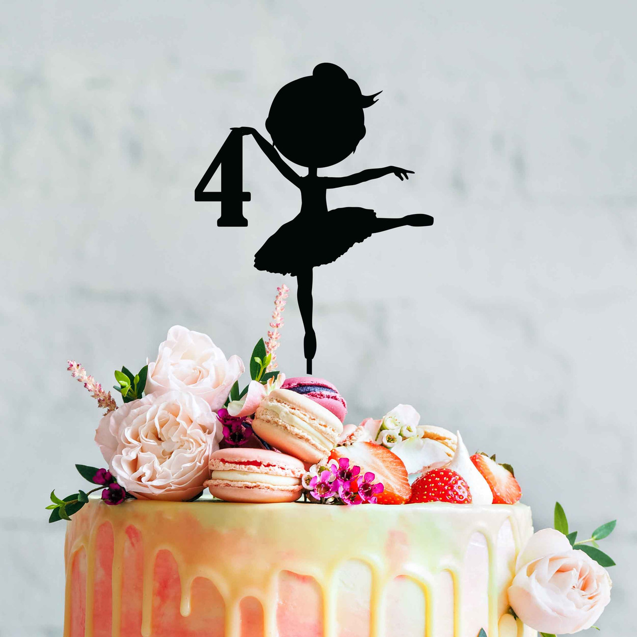 Baby ballerina cake