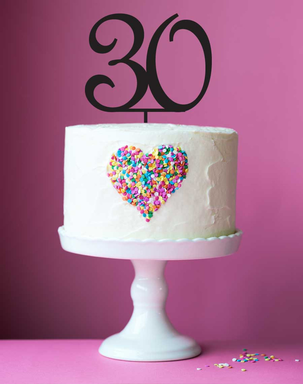 Funny So Happy Im 30 Today Cake Topper - Glitter Fabulous Thirty Years  Birthday Cake Décor - Cheers To Dirty 30Th Birthday Party Decoration -  Walmart.com