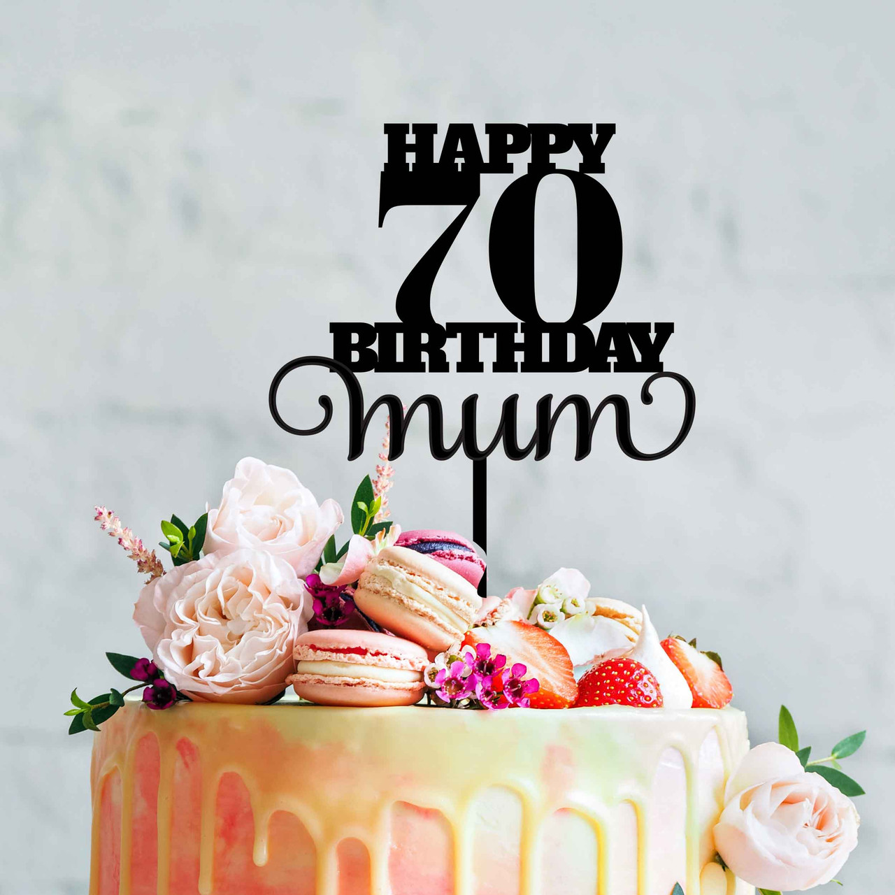 70th Birthday Cake | HeartCakes | Flickr