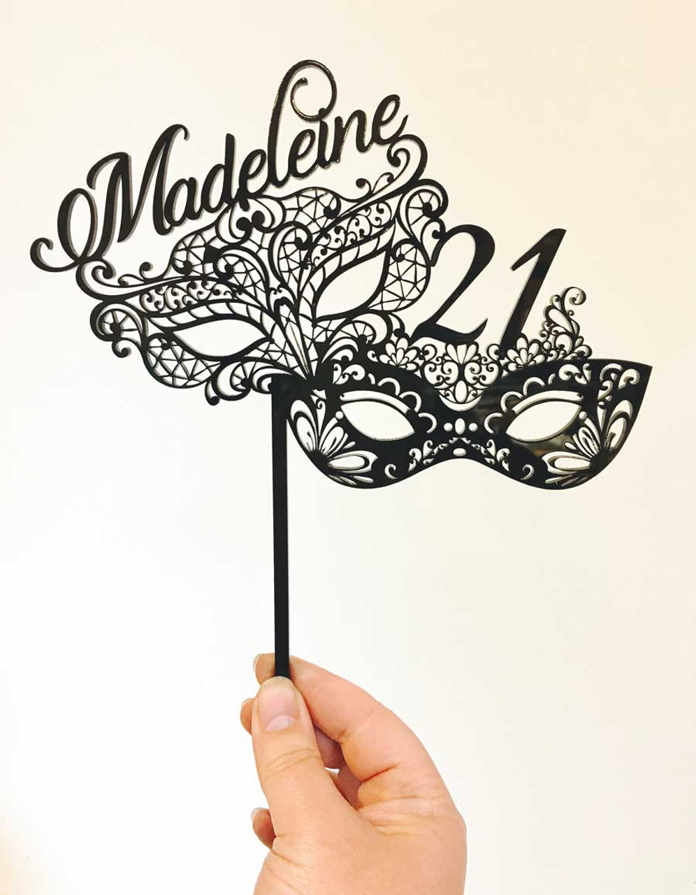 masquerade mask cake (2945) | www.asweetdesign.info 818-363-… | Flickr