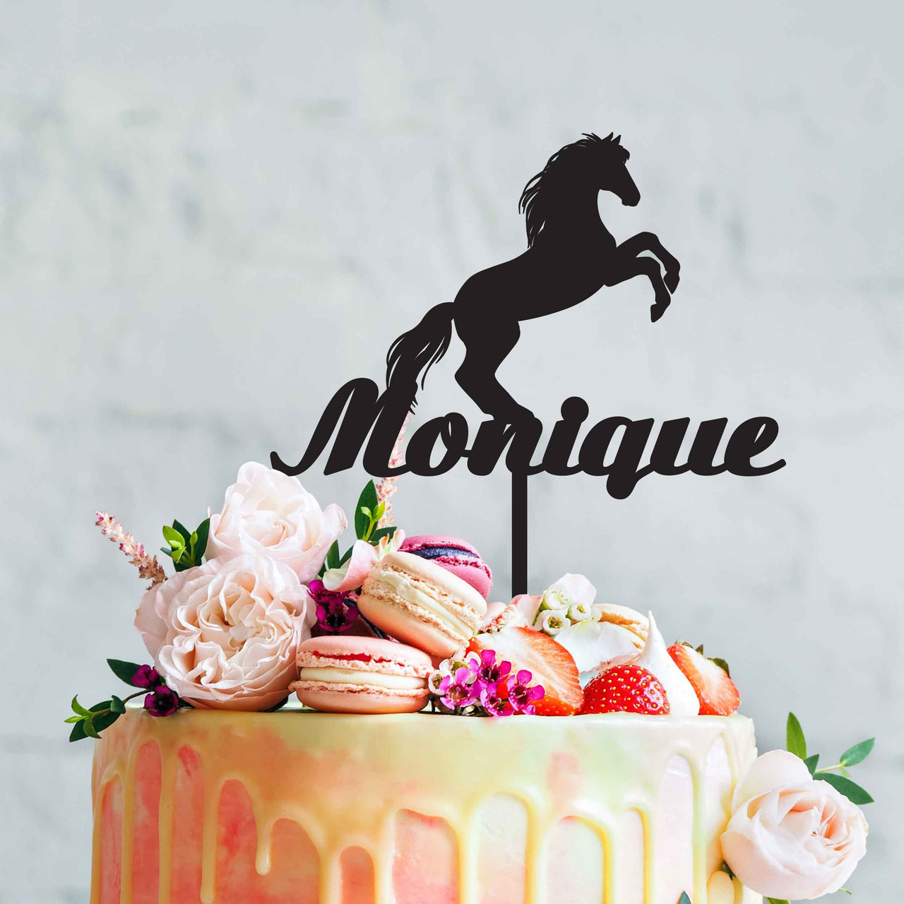 Personalised Horse Birthday Cake Topper - Personalized Cake ...