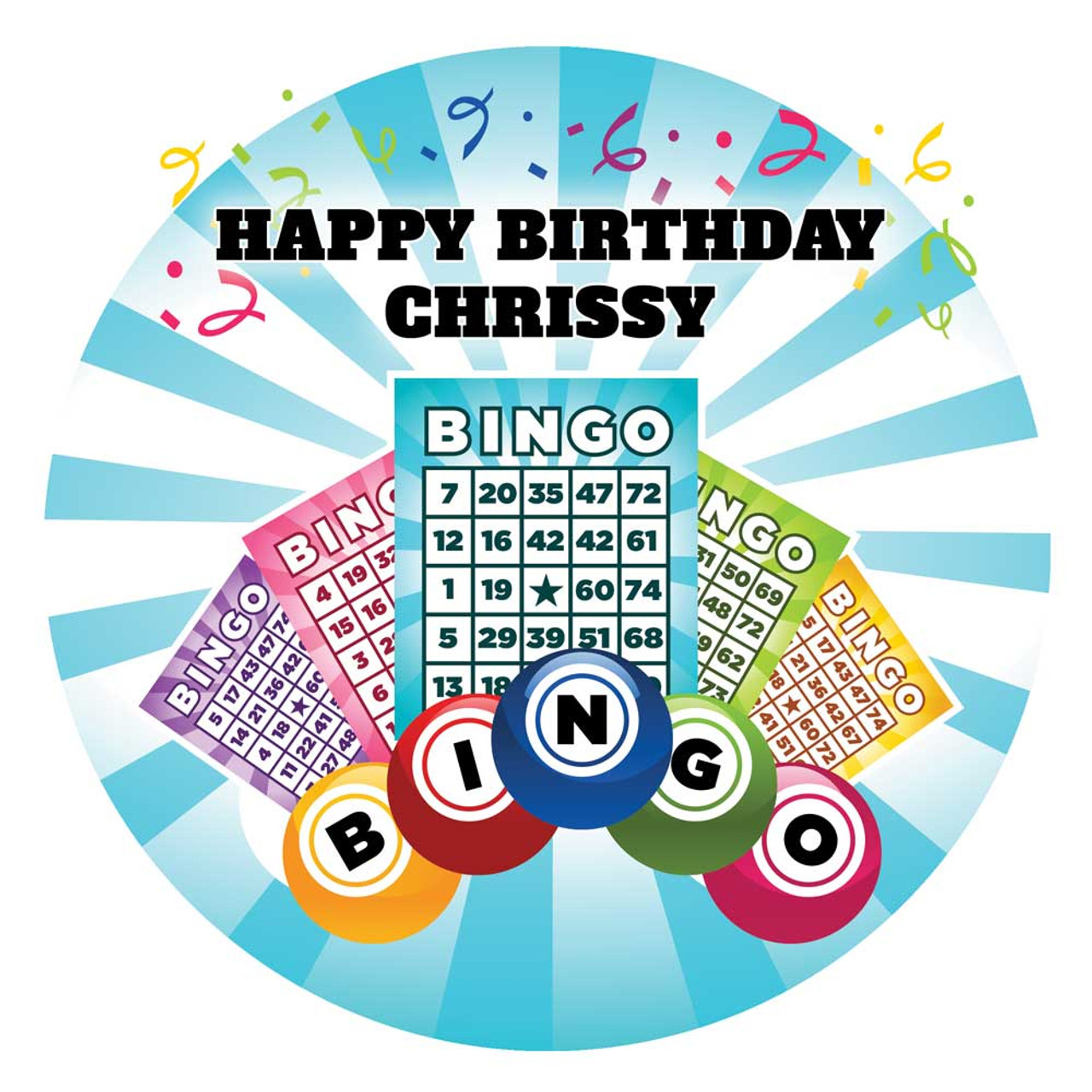 I Love Bingo! Novelty Birthday Cake | Susie's Cakes