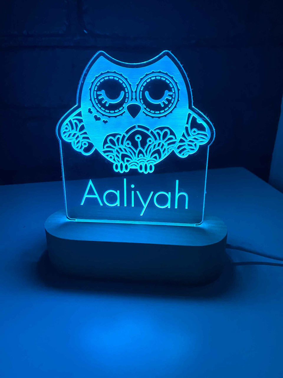 Personalised night lights kids gifts