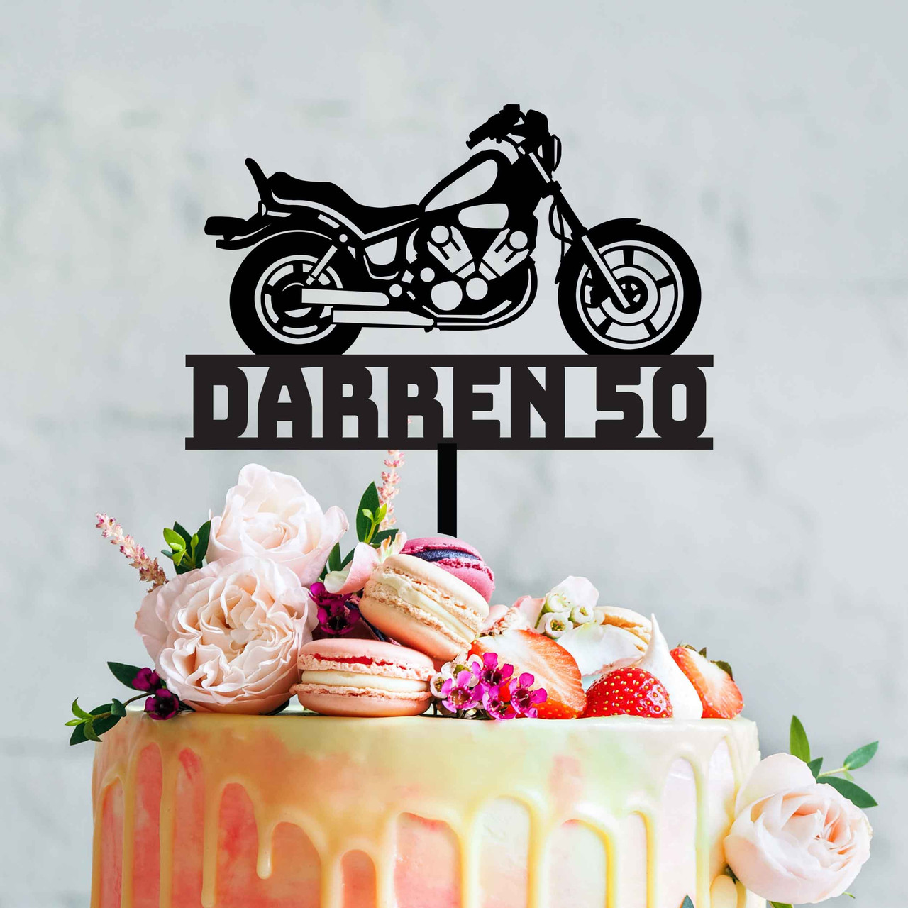 Motorcycle Cake Topper, Biker Cake Topper,silhouette Motorcycle,birthday Biker  Cake Topper,motorcycle Birthday Topper,biker Cake Topper 2062 - Etsy