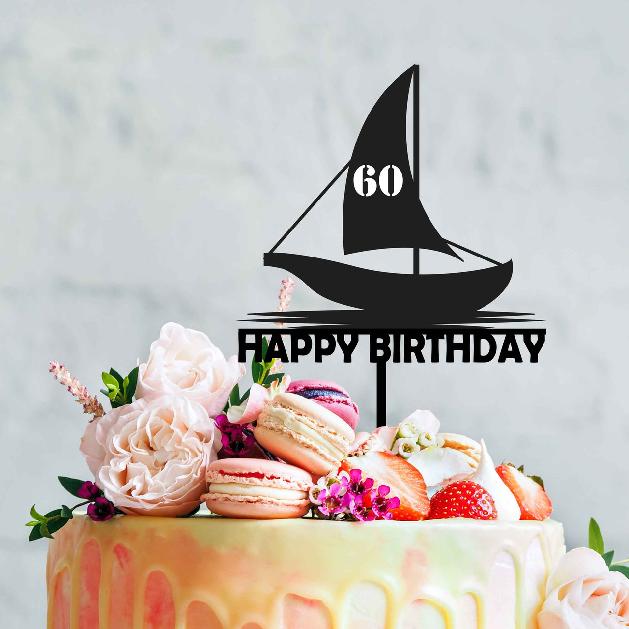 sailing boat cake - Decorated Cake by Luciana Amerilde Di - CakesDecor