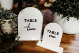 Double Layered Table Numbers