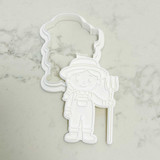 Farmer Girl cookie stamp and cutter set