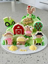 Farm themed cookie cake by Sally Wheeler