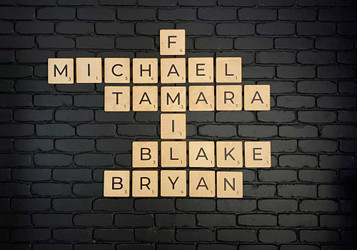 Put YOUR words on the wall - with our large Scrabble-style wall tiles! 