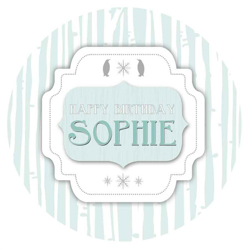 Winter Wonderland Party Personalised Party Labels & Stickers & Stickers