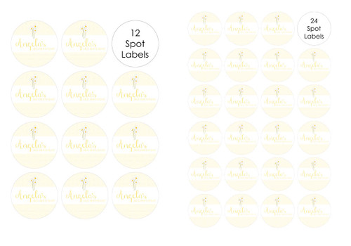 Daisy Party Personalised Party Labels & Stickers & Stickers.
