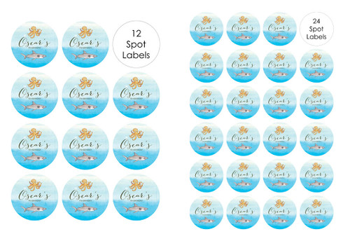 Shark Under the Sea Personalised Party Labels & Stickers & Stickers. Shark Under the Sea Personalised Party Labels & Stickers & Stickers.