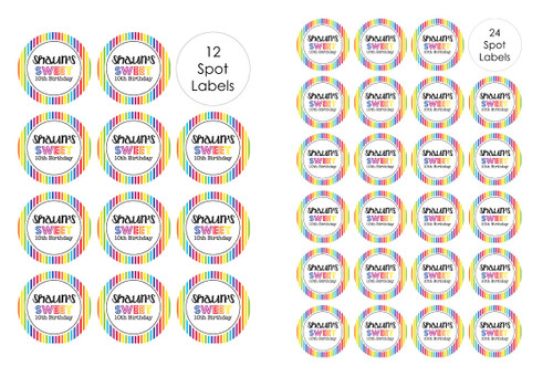 Rainbow Party Labels & Stickers and stickers. Rainbow Party Labels & Stickers and stickers.