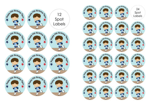 Cupcake birthday stickers, Cupcake Stickers, Cupcake party, Cupcake,  Personalized stickers, favor, labels, Children, Kids, set of 12
