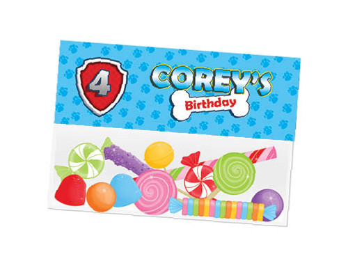 Paw Patrol Inspired custom party favour bags Paw Patrol Inspired custom party favour bags