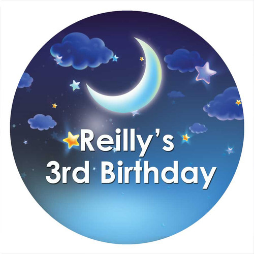 Starry Starry Night Party Labels and Stickers.