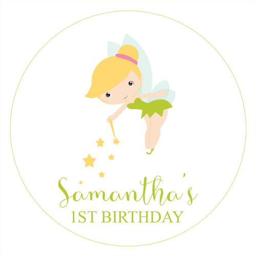 Tinkerbell Personalised Birthday Cake Icing