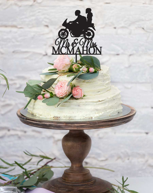 custom wedding cake topper with car mini motorbike handmade personalized  doll figurines motorcycle cake toppers for wedding cake - AliExpress