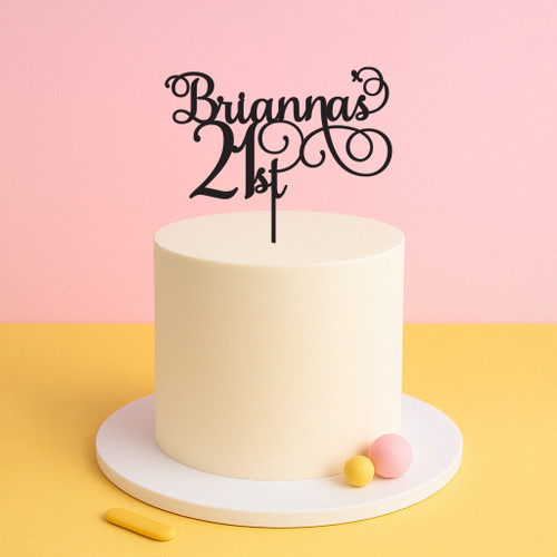 Personalised Birthday Topper for Milestone