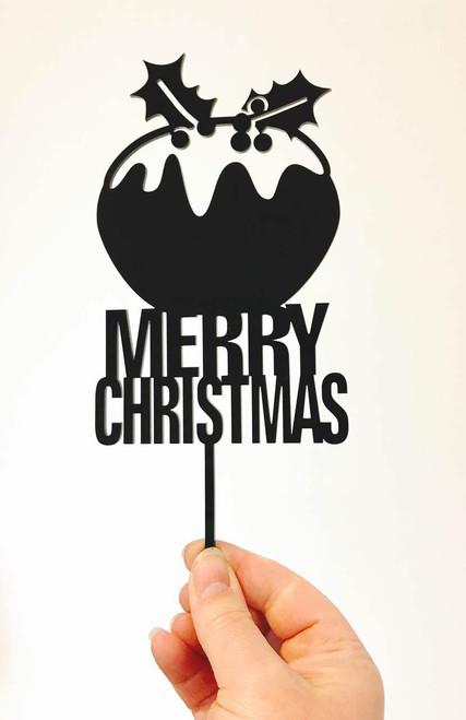 Christmas Pudding Cake Topper Christmas Pudding Cake Topper