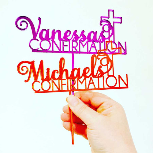 Confirmation Cake Toppers Confirmation Cake Toppers