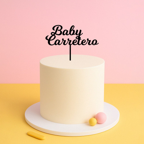 Baby Surname Cake Topper